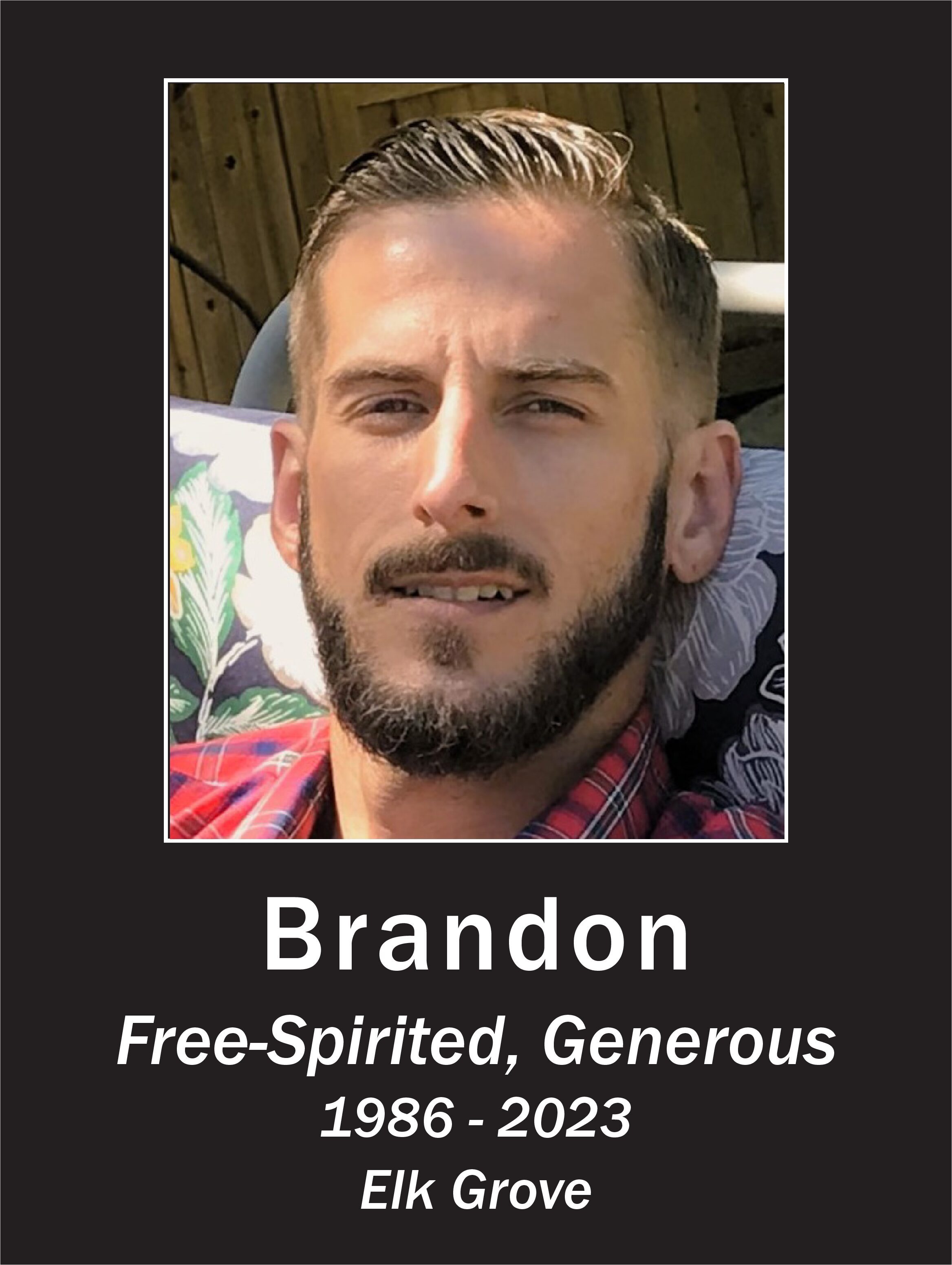 Brandon Memorial Poster
